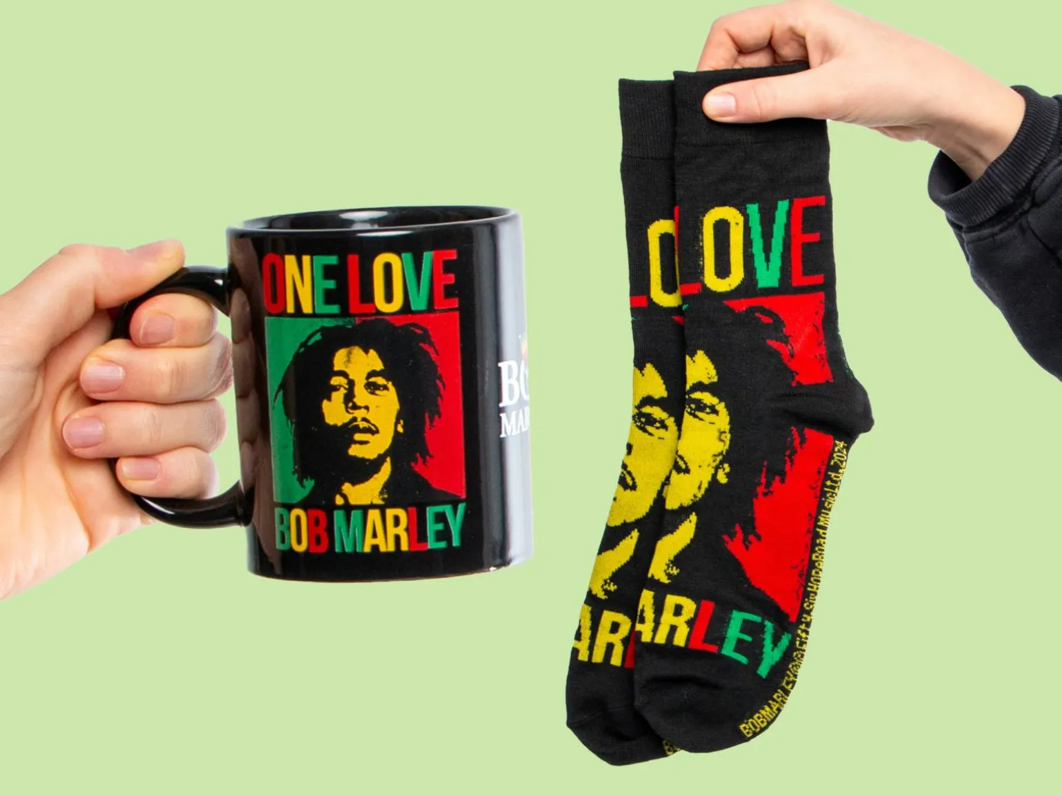 Bob Marley Krus & Strømper Gavesæt