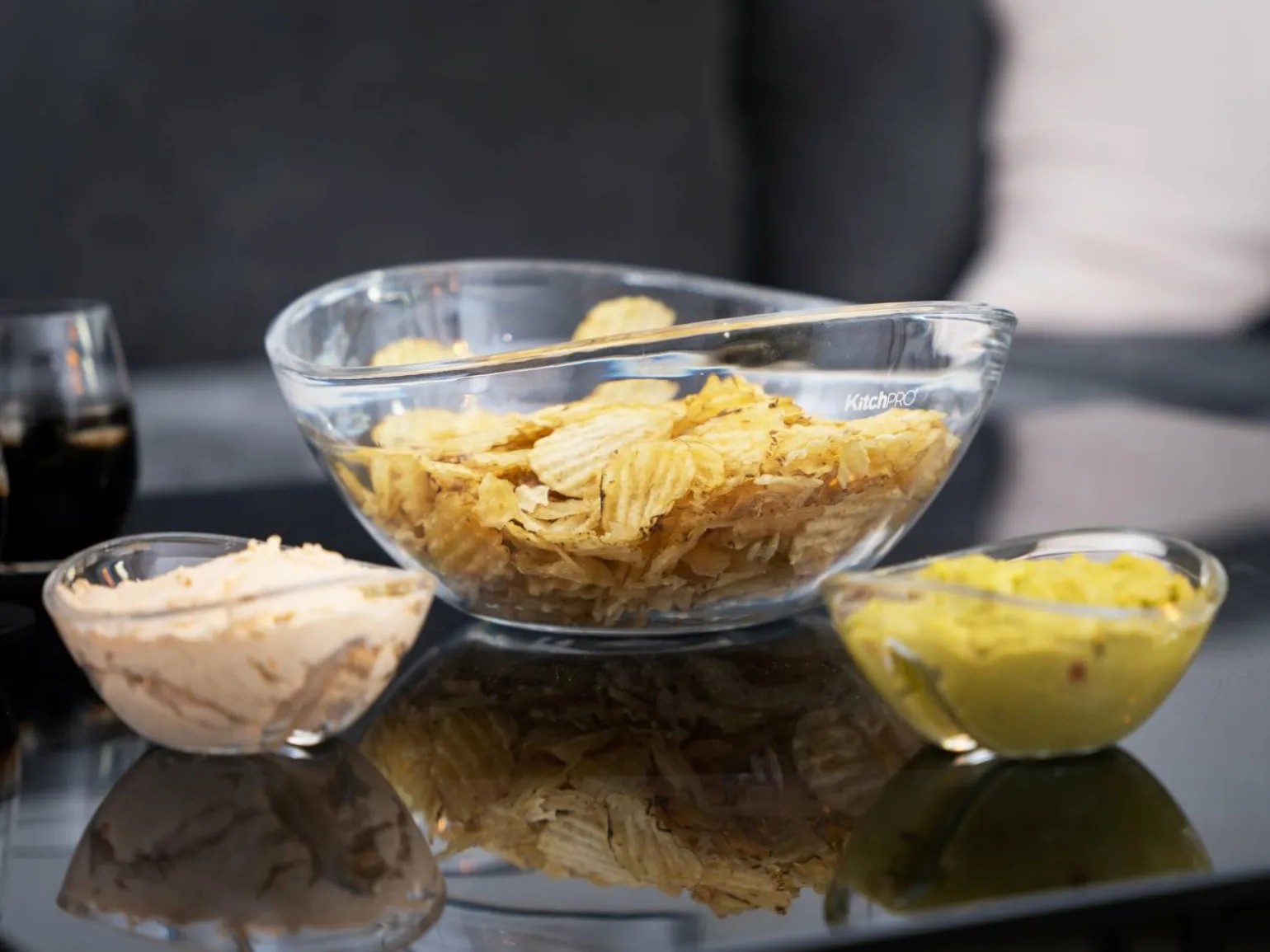 Chips- & Dobbelt Dipskål - KitchPro