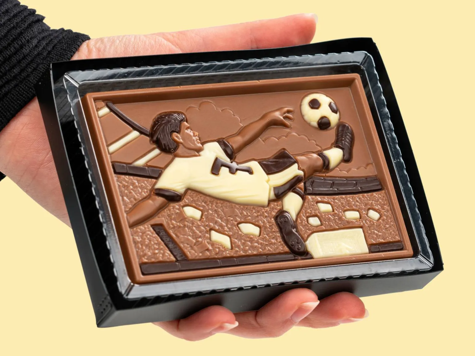 Chokoladeæske Fodboldspiller