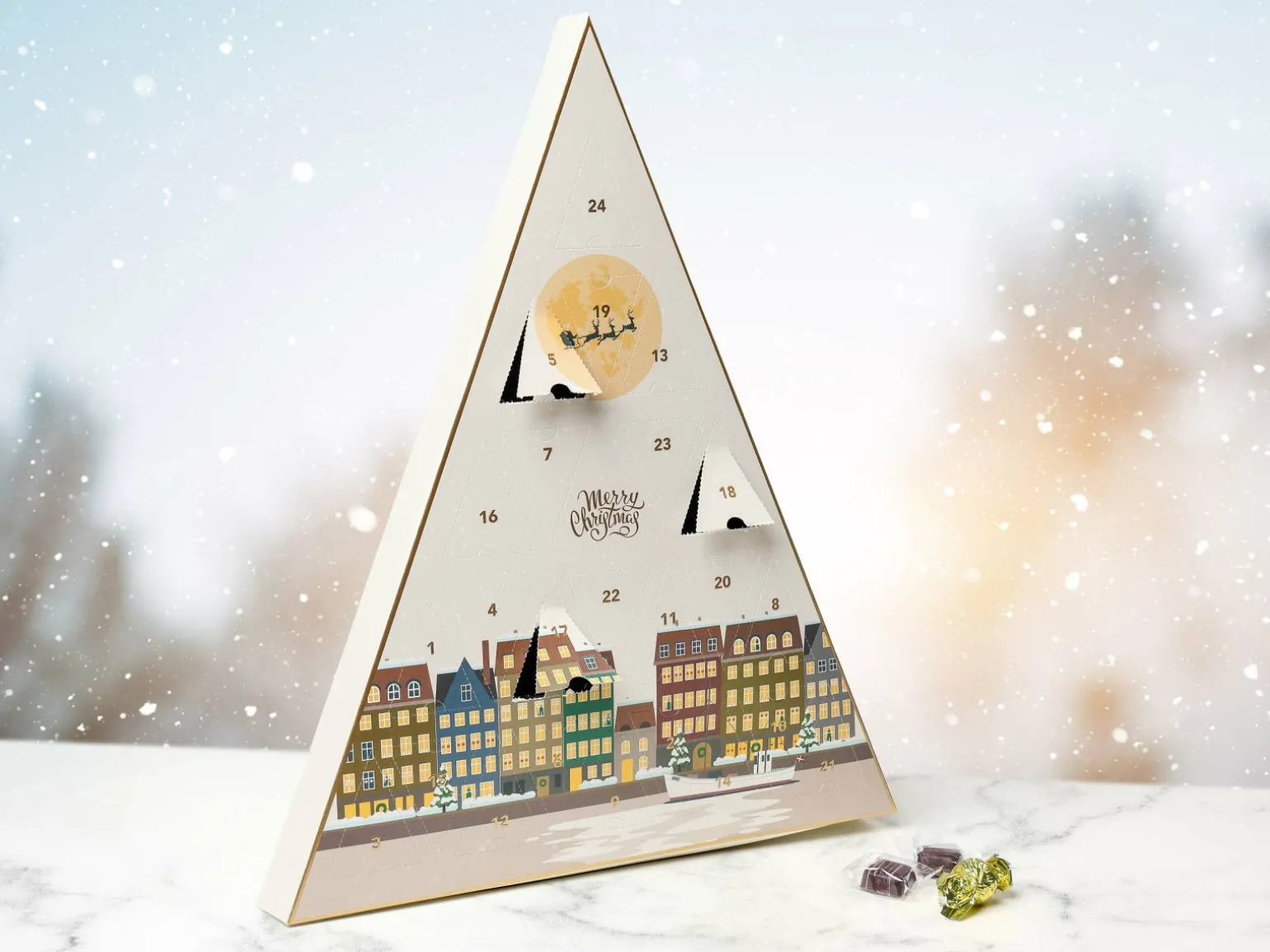 Cocoture Chokoladejulekalender - Hvid