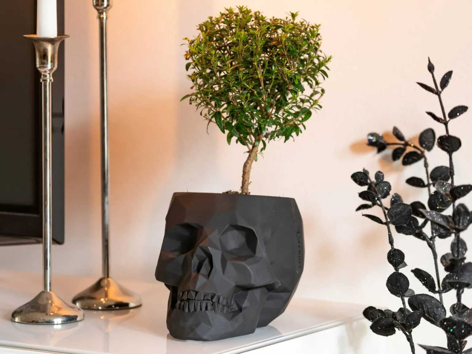 Dødningehoved Blomsterkrukke