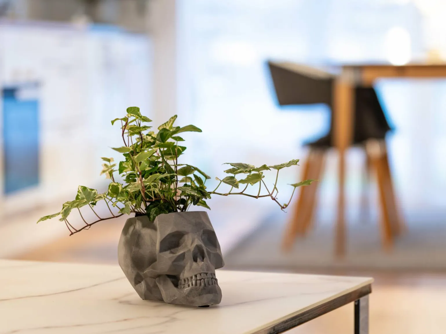 Dødningehoved Blomsterkrukke