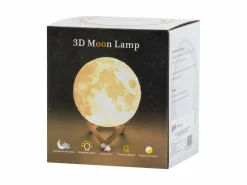 3D-månelampe - 15 cm - 16 Farver - Spralla