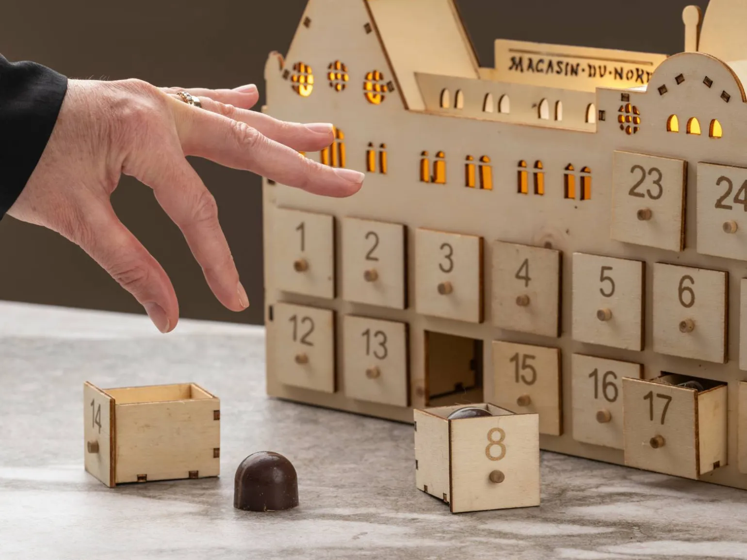 Eksklusiv chokoladekalender fra Magasin du Nord