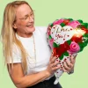 Folieballon Blomsterbuket I Love You