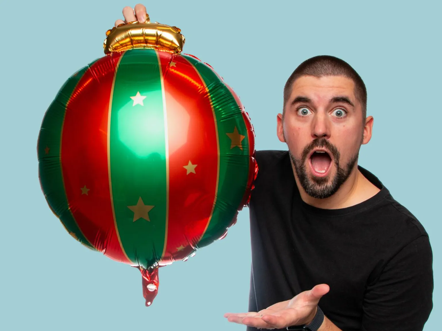 Folieballon Juletræskugle