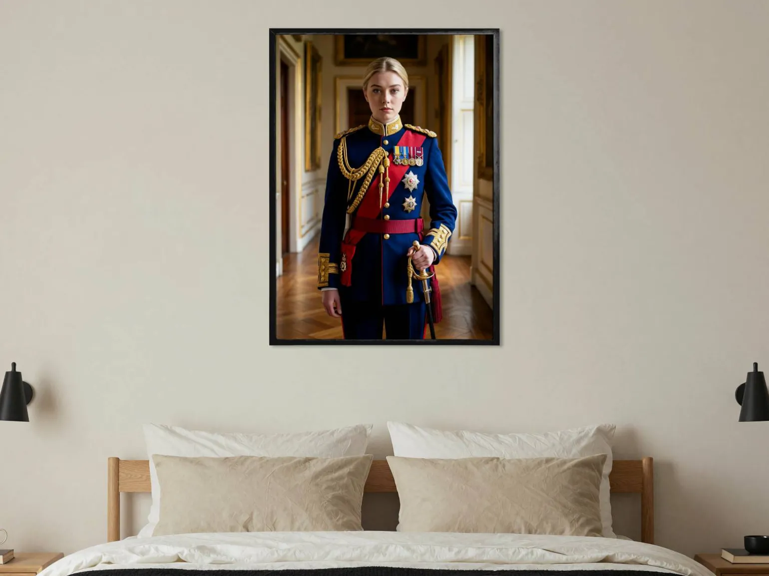 Fotoplakat - Kongeligt portræt