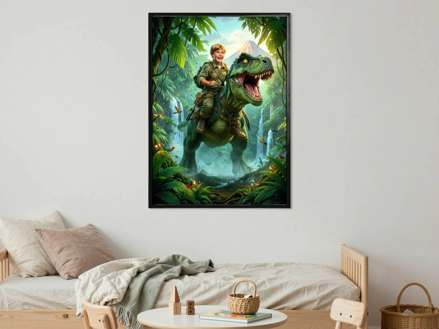 Fotoplakat med børnemotiv