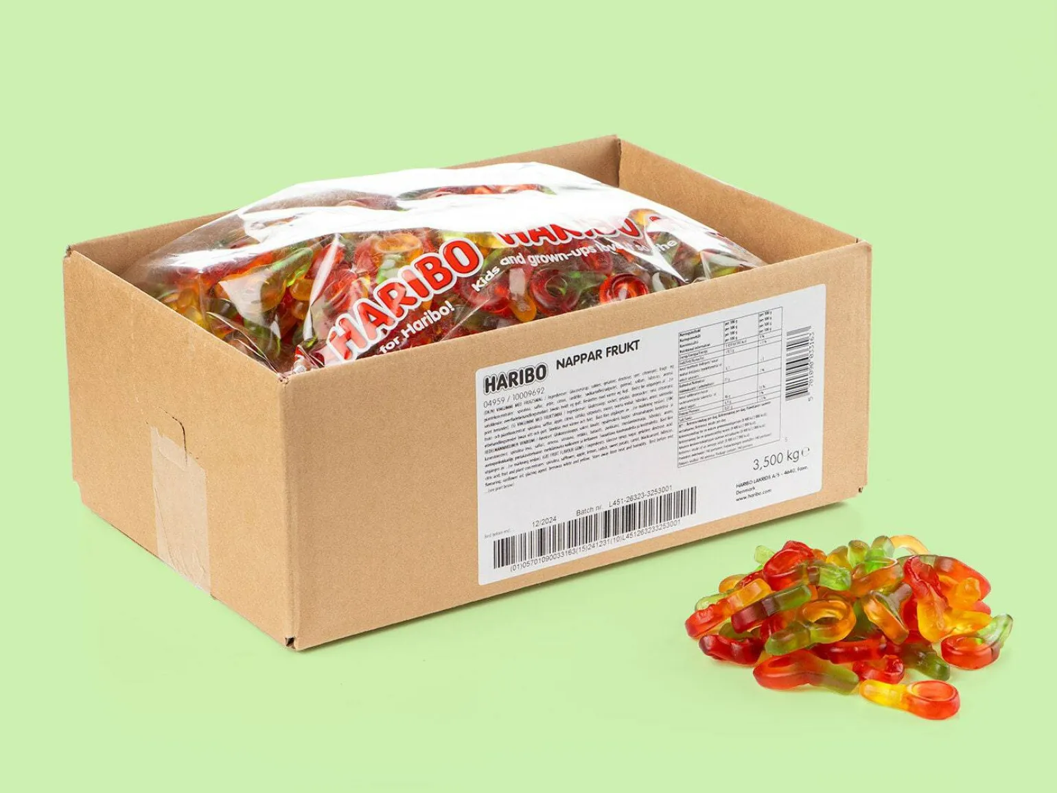 Frugtsutter Bland-selv slik 3,5 kg