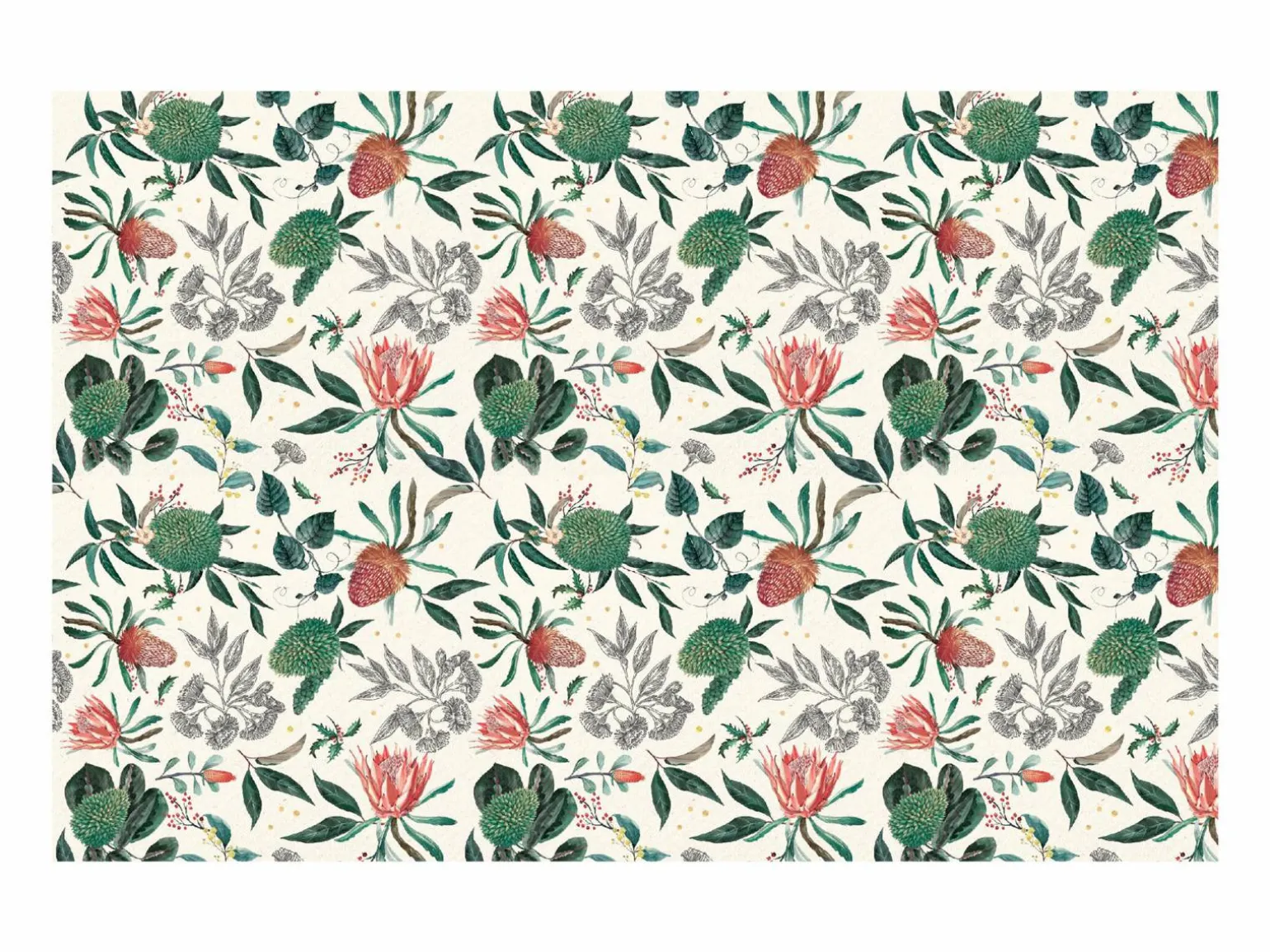 Gavepapir - Blomster