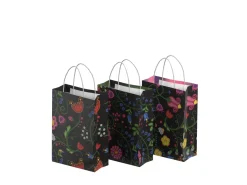 Gaveposer 3-pak - Elegante blomster - Mellem