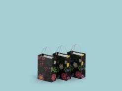 Gaveposer 3-pak - Elegante blomster - Små