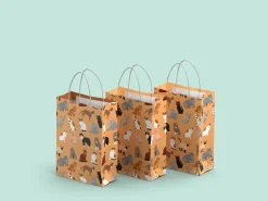 Gaveposer 3-pak - Katte - Mellem