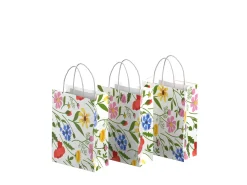 Gaveposer 3-pak - Sommerblomster - Mellem