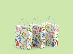 Gaveposer 3-pak - Sommerblomster - Mellem