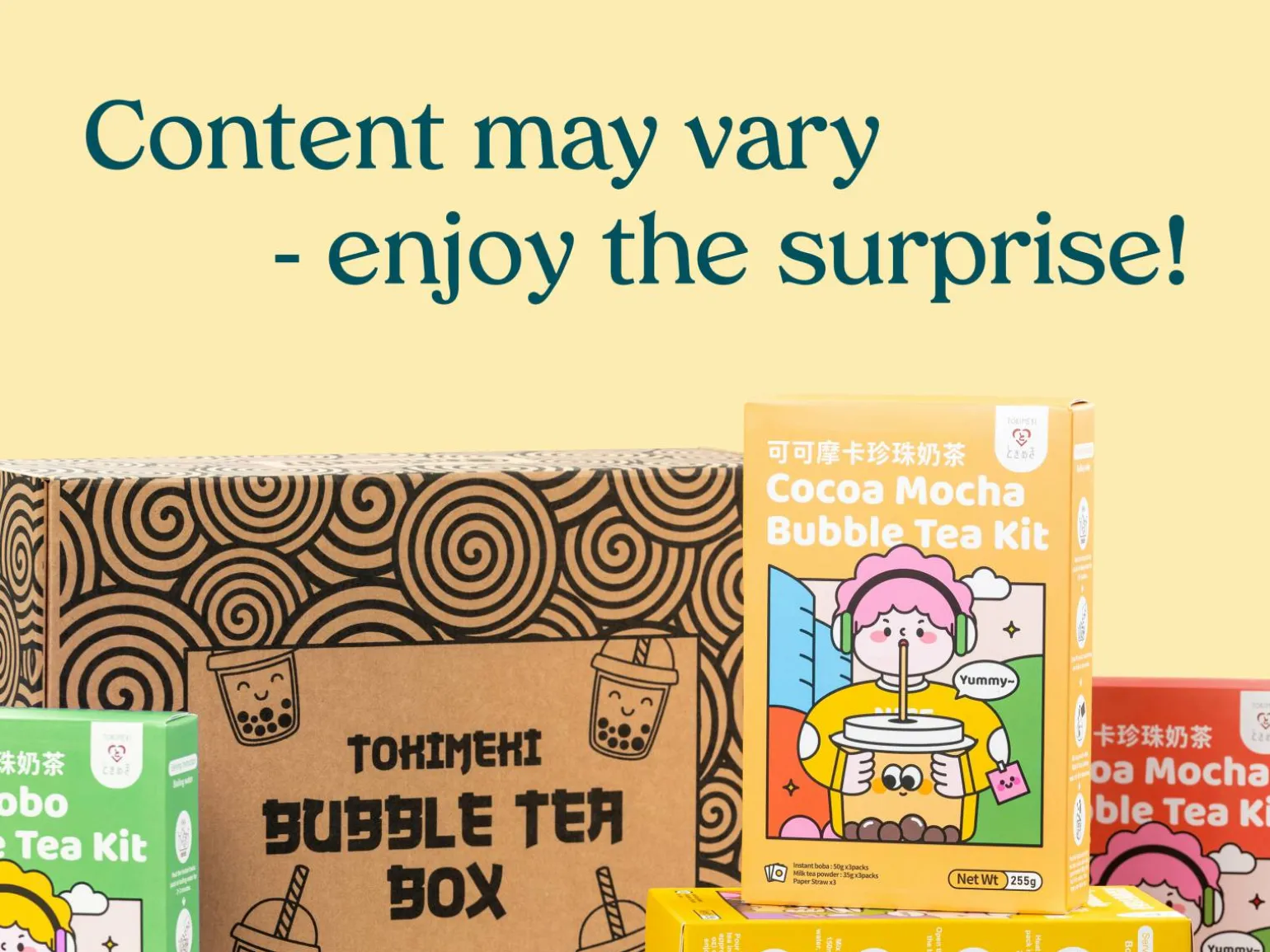 Gaveæske Bubble Tea Kit - Tokimeki