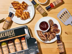 Gaveæske Grill Truck med Grillkrydderier & Stærke Saucer - Thoughtfully