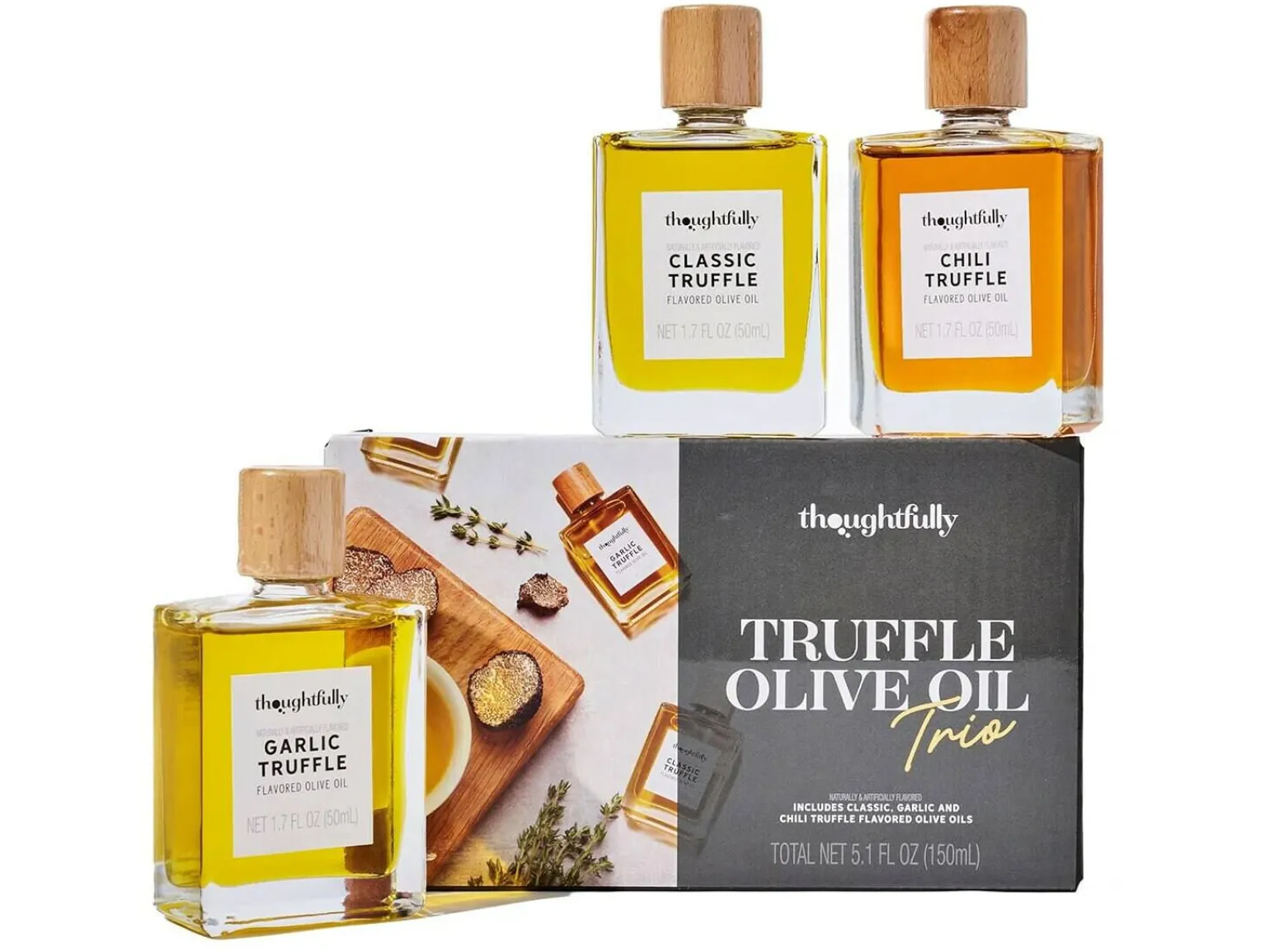 Gaveæske truffle olive oil trio - Thoughtfully