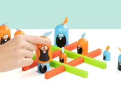 Gobblet Game Tre på Række-spil