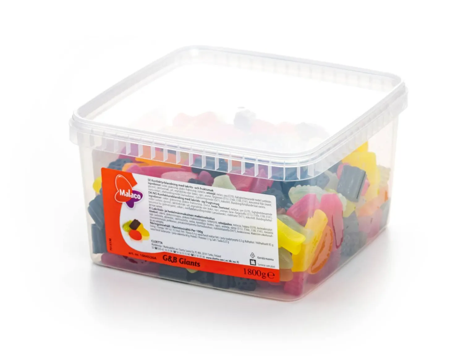Godt & Blandet Giants Bland-selv slik i kasser 1,8 kg