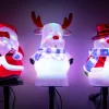 Havebelysning med Julefigurer