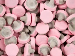 Hindbær & Lakrids Svampe Bland-selv slik i kasser 1 kg