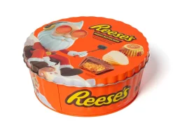 Juleblikdåse med Reese's Peanut Butter Cups