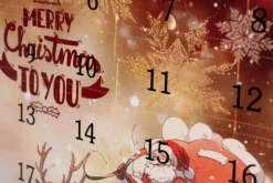 Julekalender med julepynt