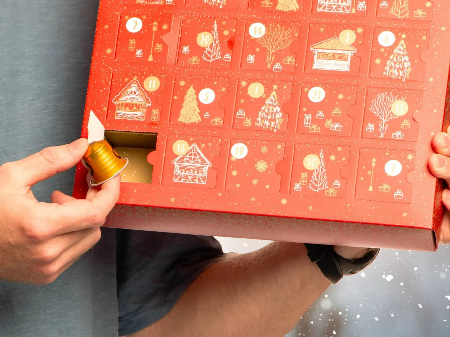 Julekalender med Kaffekapsler