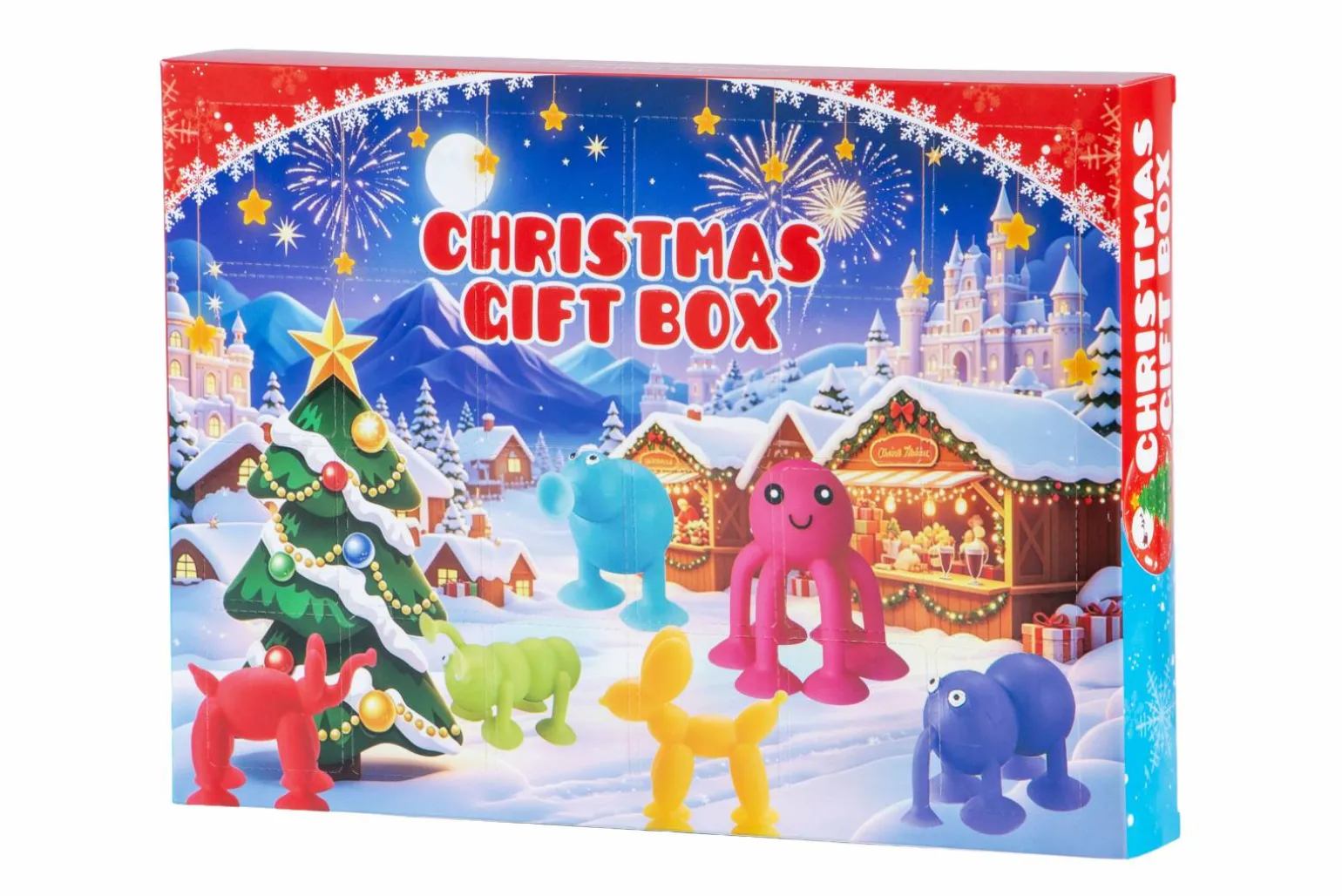 Julekalender med sugekoplegetøj