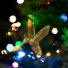 Juletræspynt Kolibri i Guld
