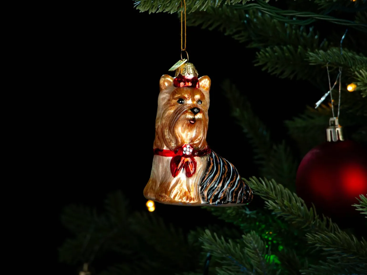 Juletræspynt Yorkshireterrier