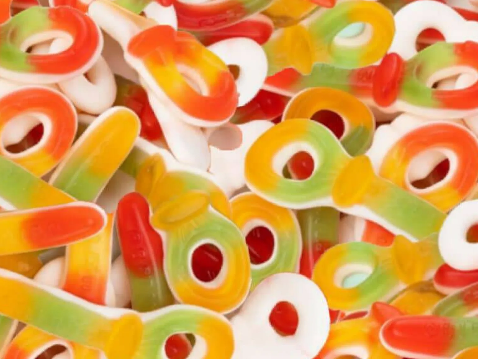 Kæmpe sutter Frugt Bland-selv slik i kasser 2,5 kg