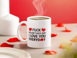 Krus med Tryk - F*ck Valentines Day