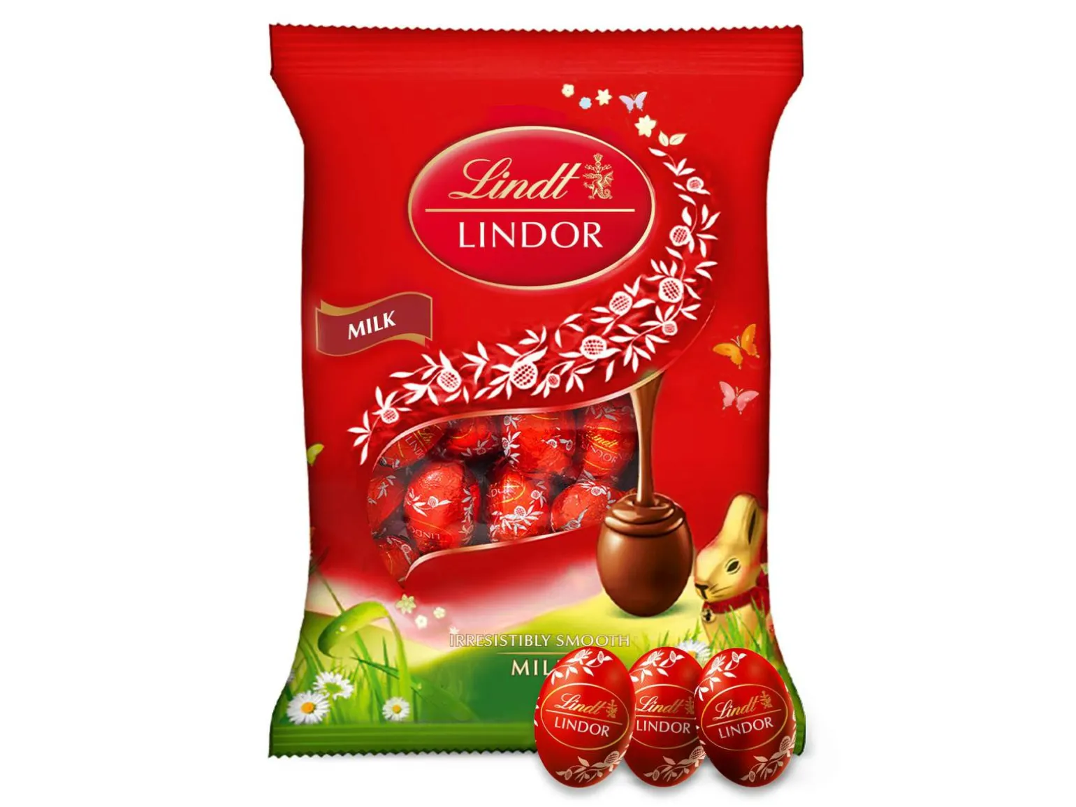 Lindt Lindor Miniæg - Mælkechokolade