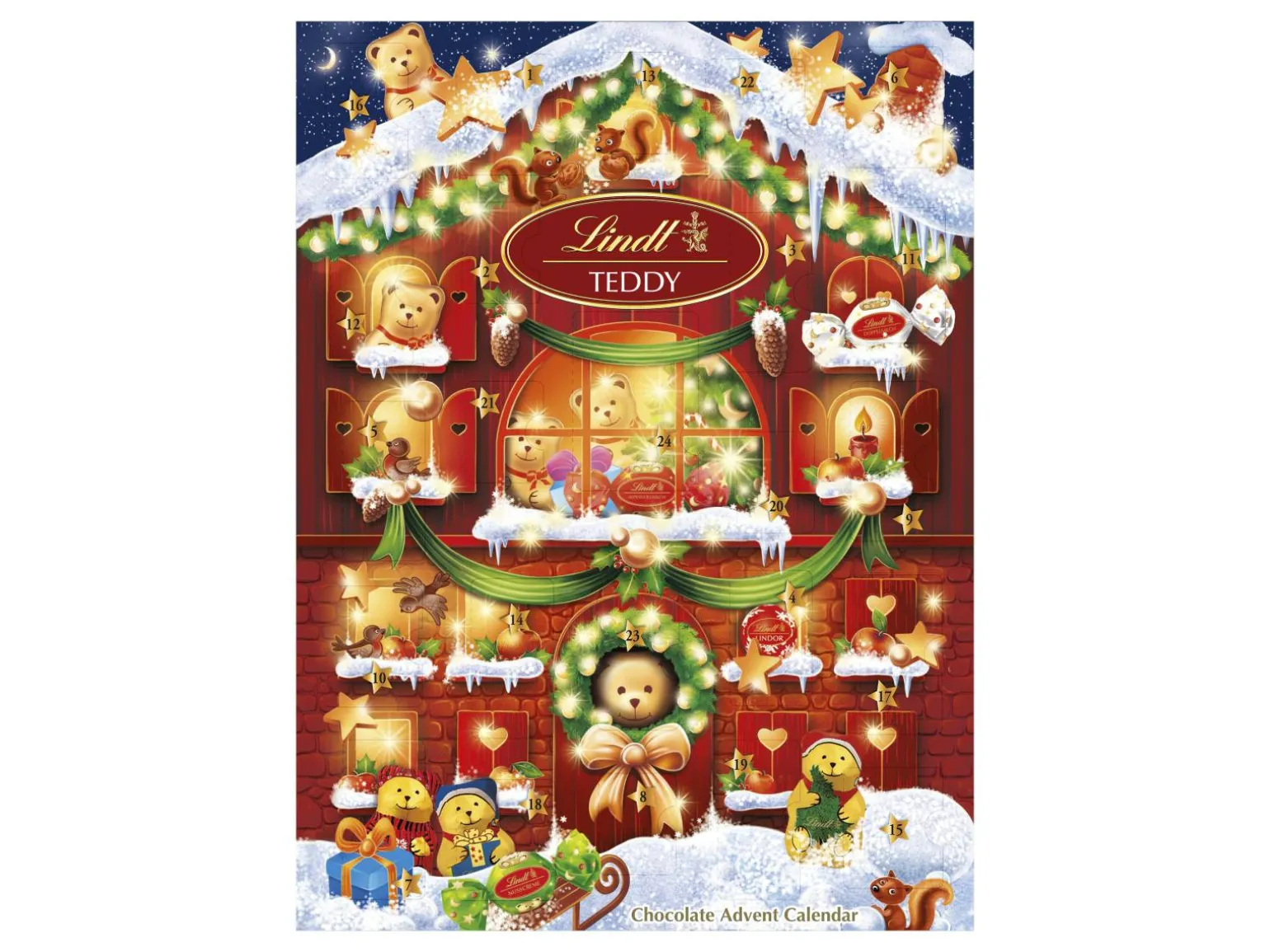 Lindt Teddy House Julekalender