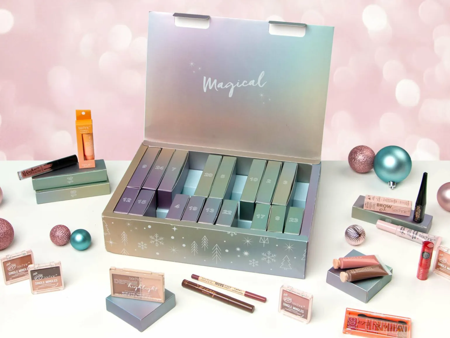 Luksuriøs Make-up-julekalender