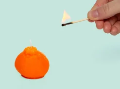 Lys - Appelsin 5 cm