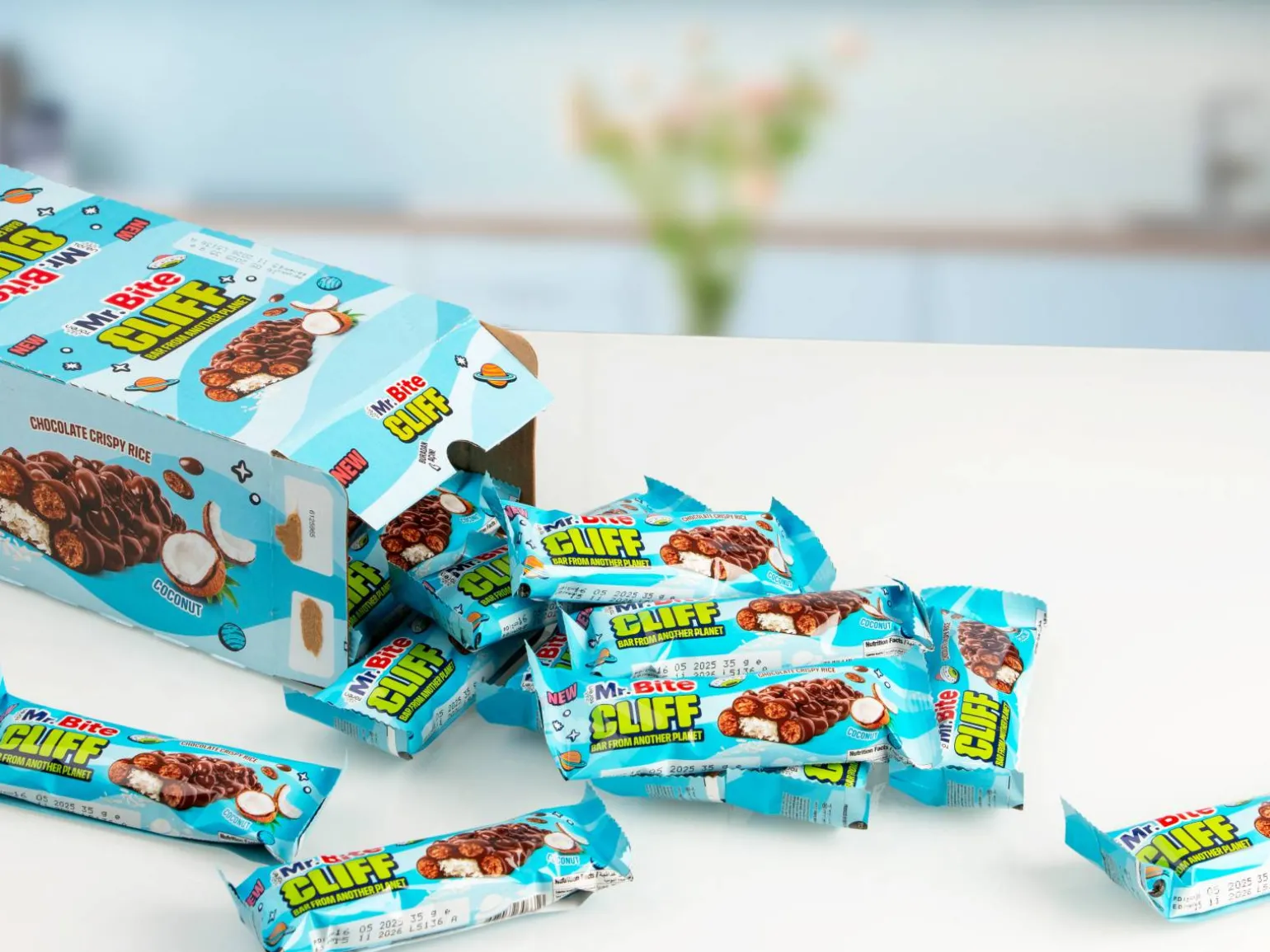 Mr. Bite Cliff Chokoladebarer med Kokos 24-pak