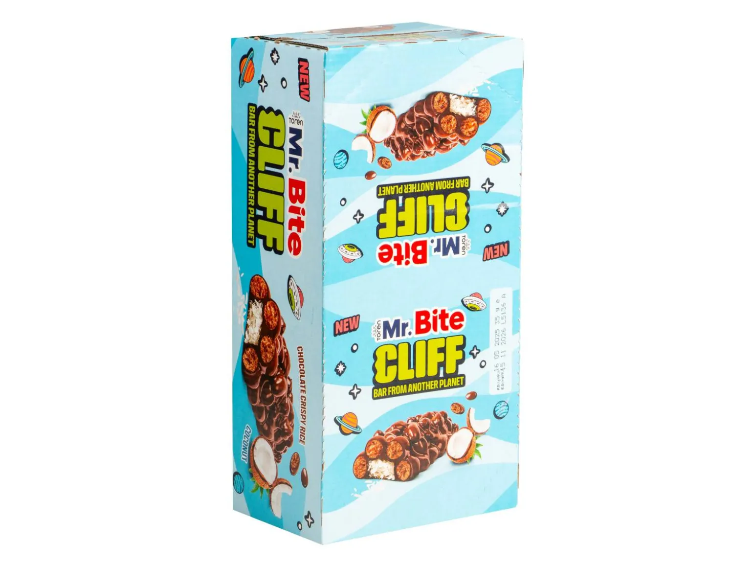Mr. Bite Cliff Chokoladebarer med Kokos 24-pak