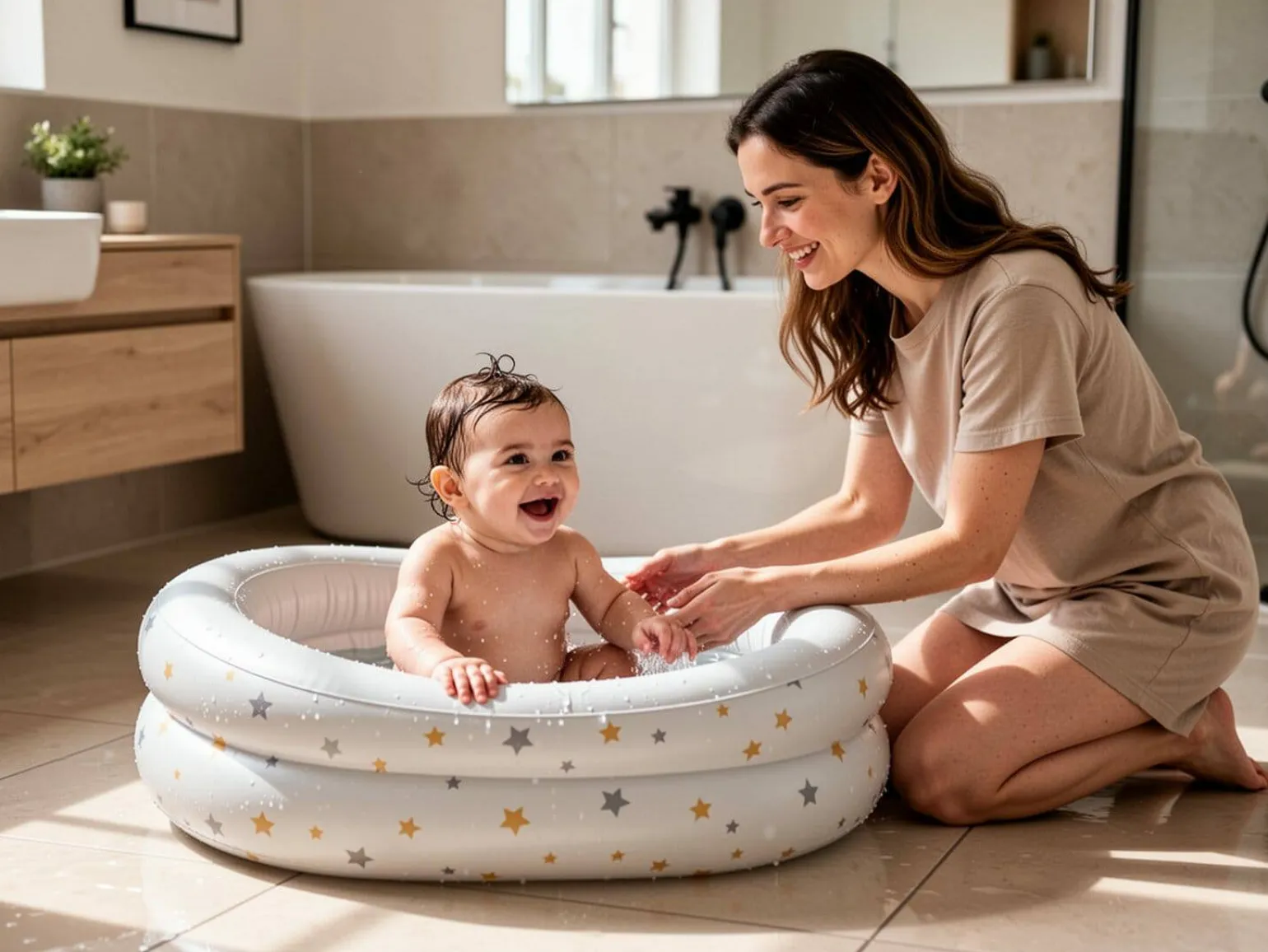 Oppustelig Badekar til Baby - Intex