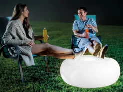 Oppustelig LED-siddepuf - Intex