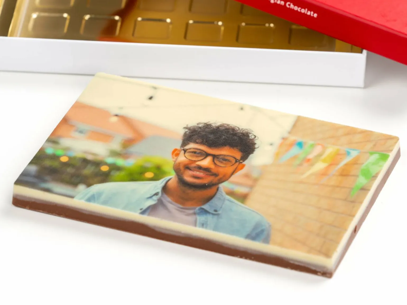 Personlig Chokoladeplade med Billede
