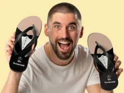 Personlige Flip-flops - Mr. & Mrs.