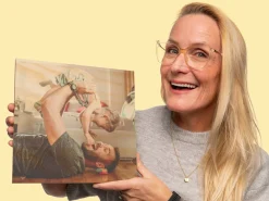 Personlig Fotoblok i Træ
