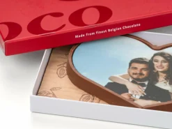 Personligt Chokoladehjerte med eget foto