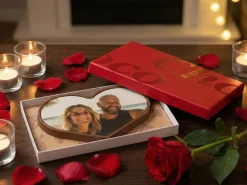 Personligt Chokoladehjerte med eget foto