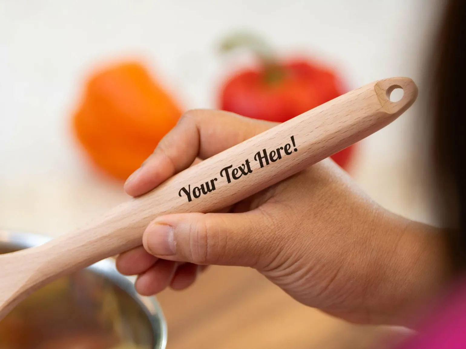Personlig Træske med Lang Tekst