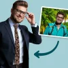 Personligt slips med billede - Multiface