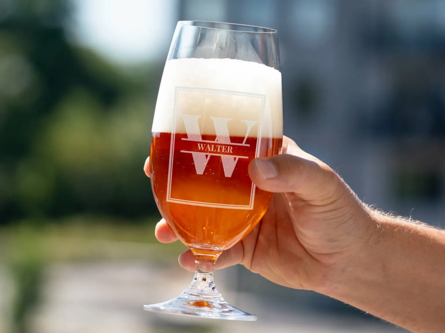 Personligt Spiegelau Ølglas med Gravering - Bogstav & Navn